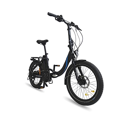 URBANBIKER Bicicleta eléctrica Plegable Mini, con batería de 36v y 14 A (504 WH) Dispone de Frenos hidráulicos y Cambio Shimano Altus