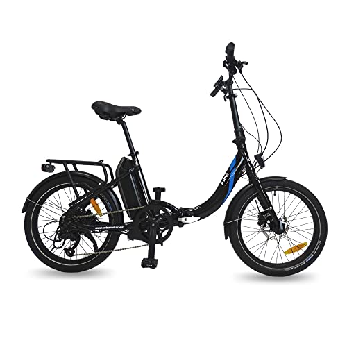 URBANBIKER Bicicleta eléctrica Plegable Mini, con batería de 36v y 14 A (504 WH) Dispone de Frenos hidráulicos y Cambio Shimano Altus