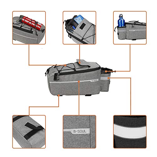 Uuty Bolsa de Maletero de Bicicleta Portabicicletas Bolsa de Transporte Trasera