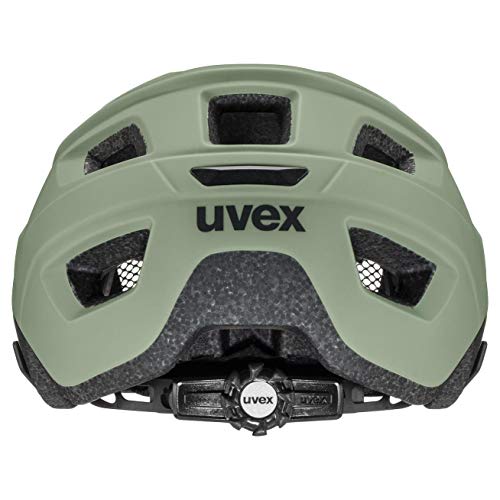 uvex Access Casco de Bicicleta, Unisex-Adult, Olive-Black Mat, 52-57 cm