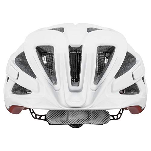 uvex Active CC Casco de Bicicleta, Adultos Unisex, White Mat, 56-60 cm