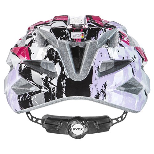 Uvex Air Wing Casco de Bicicleta, Unisex-Adult, White-Pink, 56-60 cm