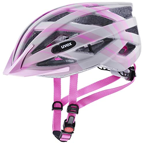 uvex Air Wing CC Casco de Bicicleta, Unisex-Adult, Grey-rosé Mat, 52-57 cm