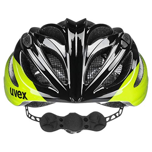 Uvex Boss Race Casco de Bicicleta, Unisex-Adult, Lime-Anthrazit, 52-56 cm