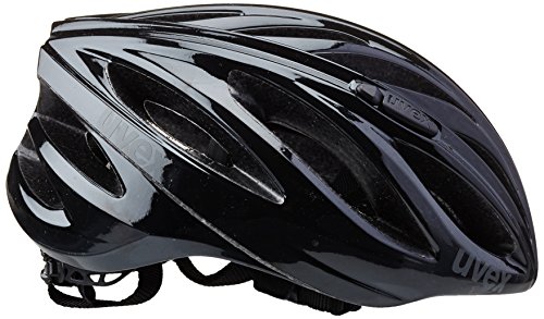 Uvex Boss Race Casco de Ciclismo, Unisex Adulto, Black, 55-60 cm