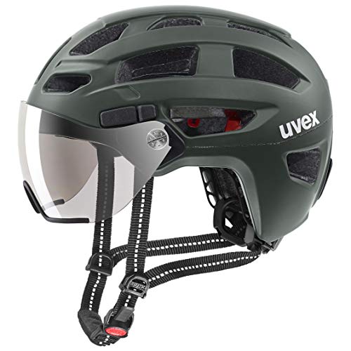 uvex Finale Visor Casco de Bicicleta, Unisex-Adult, Forest Mat, 56-61 cm