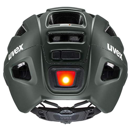 uvex Finale Visor Casco de Bicicleta, Unisex-Adult, Forest Mat, 56-61 cm