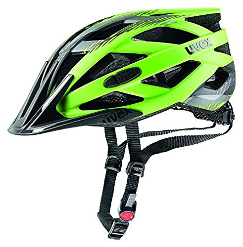 Uvex I-Vo CC Casco de Ciclismo, Unisex Adulto, Verde/Negro, 52-57 cm