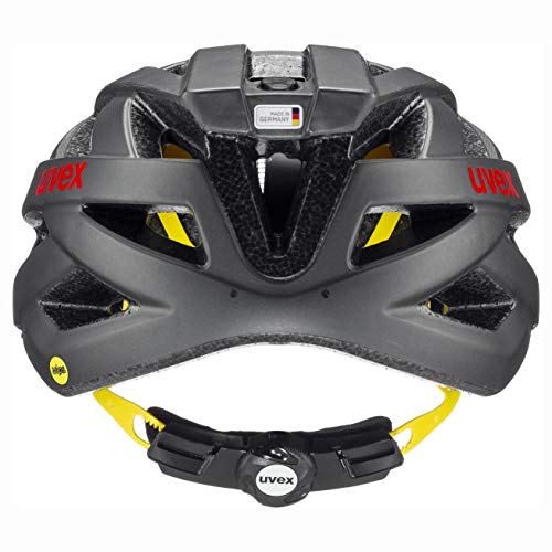 Uvex i-Vo CC MIPS Casco de Bicicleta, Unisex Adulto, Titan-Red Mat, 56-60 cm