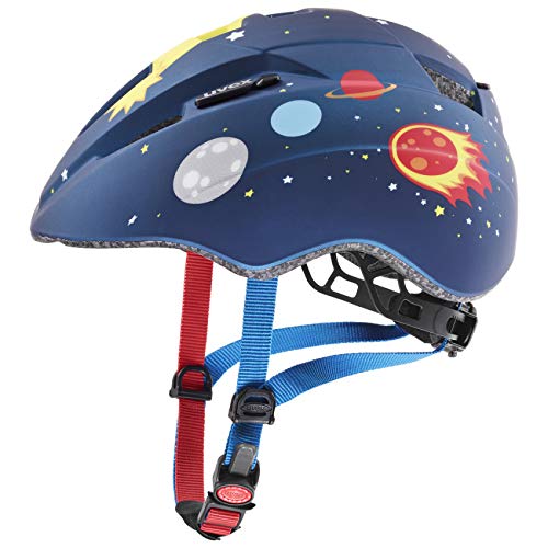 uvex Kid 2 CC Casco de Bicicleta, Juventud Unisex, Dark Blue Rocket Mat, 46-52 cm