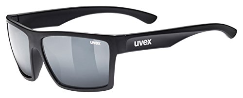 Uvex LGL 29 Gafas de Ciclismo, Unisex Adulto, Negro/Blanco, Talla Única