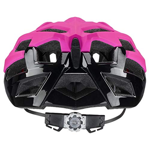 uvex Race 7 Casco de Bicicleta, Unisex-Adult, Rubin-Black, 51-55 cm