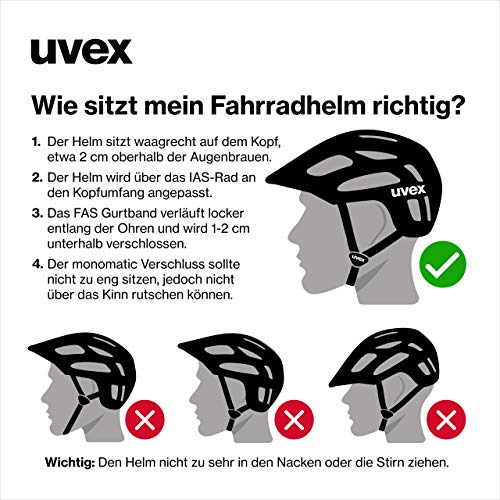 uvex Race 7 Casco de Bicicleta, Unisex-Adult, Rubin-Black, 51-55 cm