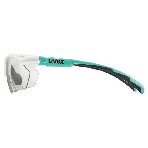 Uvex sportstyle 802 small vario Gafas de deporte, Adultos unisex, white mint/smoke, one size