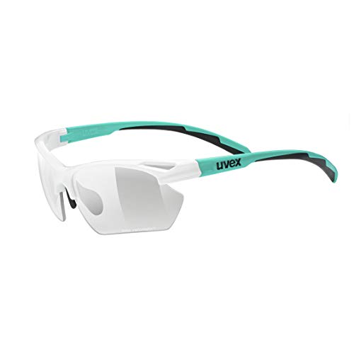 Uvex sportstyle 802 small vario Gafas de deporte, Adultos unisex, white mint/smoke, one size