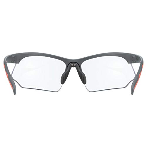 Uvex sportstyle 802 v Gafas de deporte, Adultos unisex, grey mat/smoke, one size