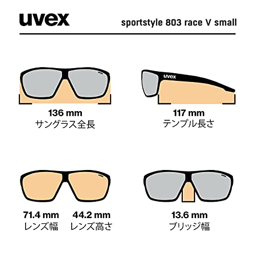 Uvex Sportstyle 803 Race s VM Gafas de Deporte, Adultos Unisex, White, One Size