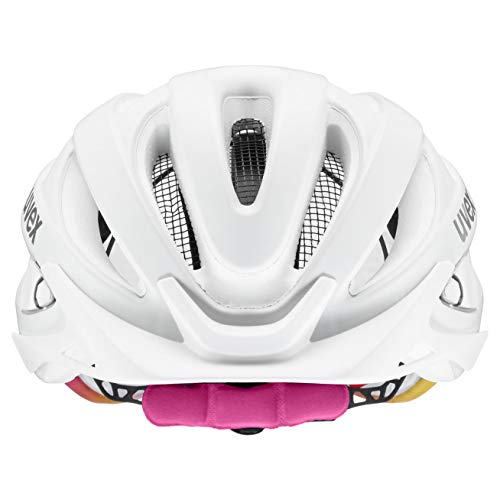 uvex true cc Casco de bicicleta, Adultos unisex, white - peach mat, 52-55 cm