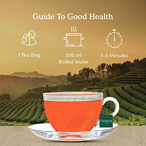 VAHDAM, hojas de té negro Darjeeling de Himalaya, 255 gramos (más de 120 tazas), té Darjeeling puro 100% certificado, té de hojas sueltas de grado FTGFOP1, de la India