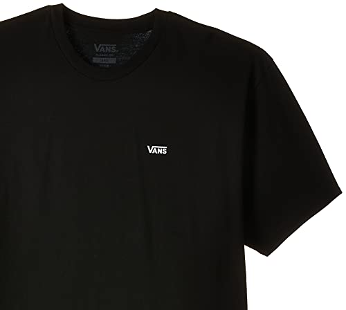 Vans Herren Left Chest Logo Tee T-Shirt, Schwarz (Black White Grey Melange), Large