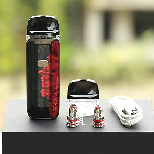 Vaporesso LUXE PM40 Pod Kit 1800mAh 4ml Cigarrillos Electrónicos Kit Sin Nicotina y Tabaco (Carbón)