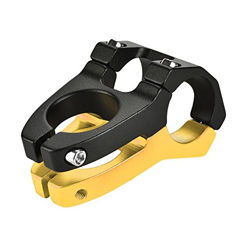 Vástago de Bicicleta,31.8 mm Tallos de Manillar de Bicicleta de Montaña de Carretera MTB Potencia reemplazo para Bicicleta Montaña Riser Handlebars Bar Stem Accesorios de Ciclismo(Amarillo + Negro)