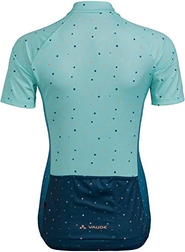 VAUDE Bagana Full Zip Trikot Camiseta para Mujer, Azul mar, 40