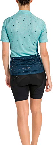 VAUDE Bagana Full Zip Trikot Camiseta para Mujer, Azul mar, 40