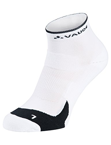 VAUDE Calcetines Bike Short, Primavera/Verano, Unisex, Color Blanco - Blanco, tamaño 42-44