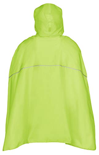 VAUDE Valdipino Poncho - Chubasquero Impermeable para Ciclismo, Color Limón, Talla M