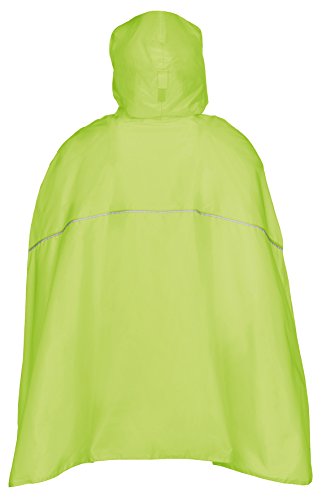 VAUDE Valdipino Poncho - Chubasquero Impermeable para Ciclismo, Color Limón, Talla M