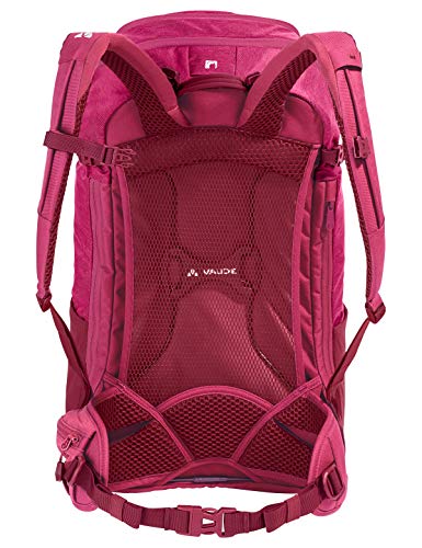 VAUDE Women's Tacora 26+3 - Mochila multiusos para senderismo y uso diario, color Crimson Red, tamaño talla única, volumen 29liters