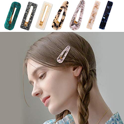 VEGCOO 30 Piezas Clips de Pelo, Pinzas Pelo de Diamantes de Imitación, Horquilla de Metal, Accesorios de Pelo para Mujer Chica y Niña (A)