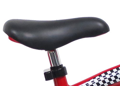 Vélo 2142 c Bicicleta de 12 3 Pulgadas para niños de 2 a 4 años (de 95 cm) + Casco Cars Incluido, Rojo