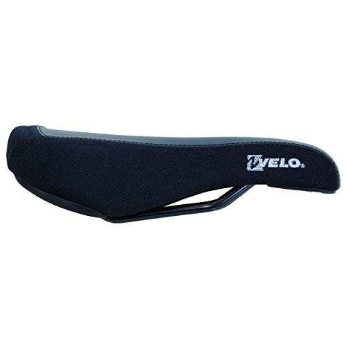 VELO Fahrradsattel BMX/Freestyle Sillín para Bicicleta, Unisex, Negro, 247x137 mm