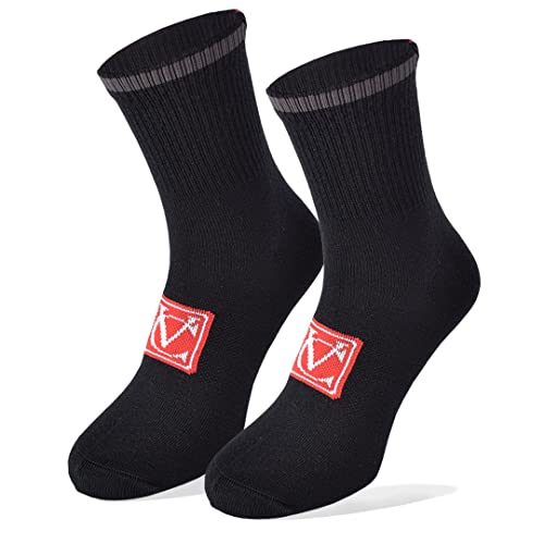 VeloChampion Calcetines deportivos de ciclismo de invierno (paquete de 3) - Talón y puntera reforzados VC Wool Warm Comfort