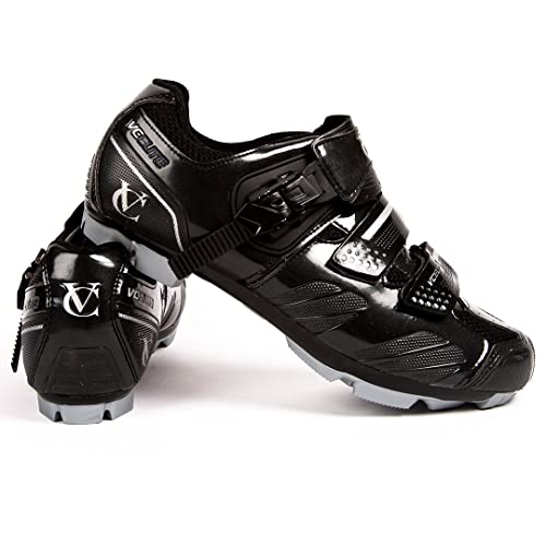 VeloChampion Elite MTB Zapatillas de Ciclismo Unisex para Montaña Ciclocross Bicicleta de montaña (Numeric_42)