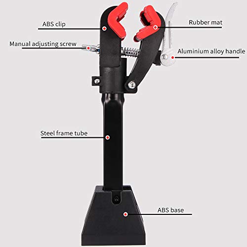 Verdelife Soporte De Reparación De Montaje En Pared MTB, Bicicleta Pesada De Montaje En Pared Ajustable, Reparación Mecánica De Mantenimiento De Bicicletas, Abrazadera Plegable De Ciclismo