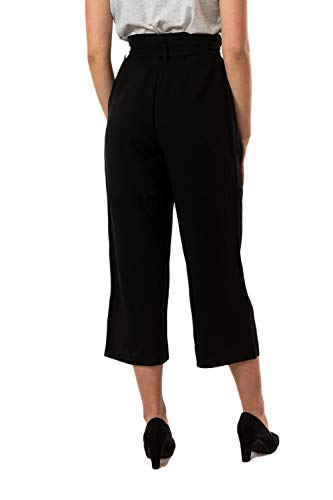 Vero Moda Vmemily Culotte Pant Noos Pantalón, Negro, 36 para Mujer