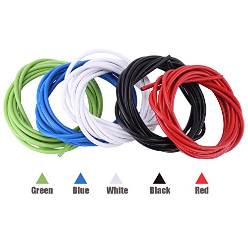 VGEBY Cable de Cambio de Bicicleta de Acero para MTB Bicicleta de Montaña 5 Colores (Color : Negro)