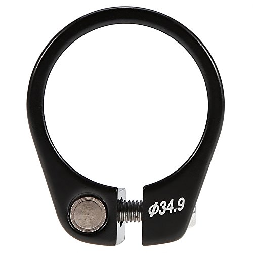 VGEBY Clip de sillín de Bicicleta de 30,4/30,8/31,6 mm para Cuadro de aleación de Aluminio (Color: Negro)