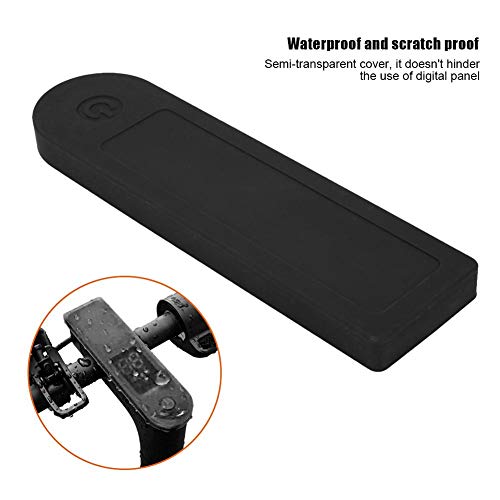 VGEBY1 Cubierta de Panel de Pantalla Impermeable Funda de Silicona Funda Protectora para Xiaomi E-Bike Display Scooter M365(Negro)