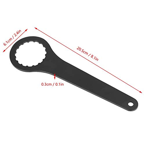 VGEBY1 Llave de pedalier de Bicicleta, Llave de cigüeñal de Bicicleta Profesional para Herramienta BB Ciclismo Llave de pedalier de pedalera (Negro)