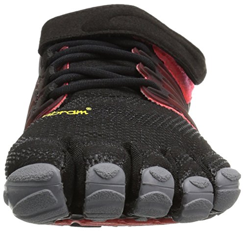 Vibram Fivefingers V-Train, Zapatillas de Deporte Mujer, Negro (Black/Coral/Grey Black/Coral/Grey), 40 EU