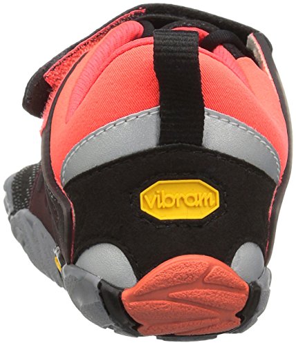 Vibram Fivefingers V-Train, Zapatillas de Deporte Mujer, Negro (Black/Coral/Grey Black/Coral/Grey), 40 EU