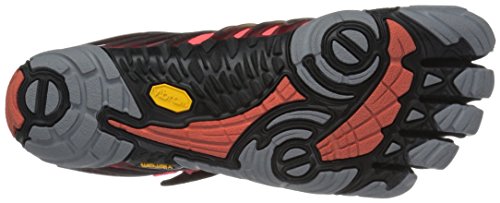 Vibram Fivefingers V-Train, Zapatillas de Deporte Mujer, Negro (Black/Coral/Grey Black/Coral/Grey), 40 EU