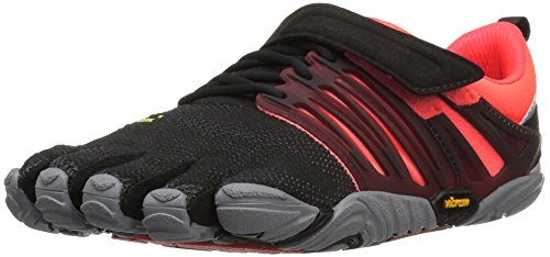 Vibram Fivefingers V-Train, Zapatillas de Deporte Mujer, Negro (Black/Coral/Grey Black/Coral/Grey), 40 EU