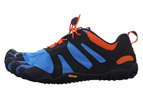 Vibram V-Trail 2.0, Zapatillas Hombre, Azul/Naranja, 41 EU