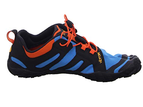 Vibram V-Trail 2.0, Zapatillas Hombre, Azul/Naranja, 41 EU