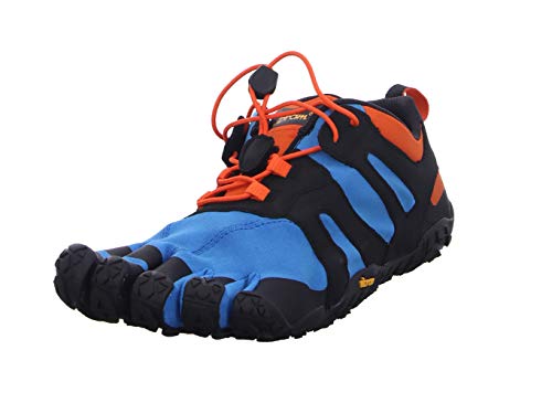 Vibram V-Trail 2.0, Zapatillas Hombre, Azul/Naranja, 41 EU